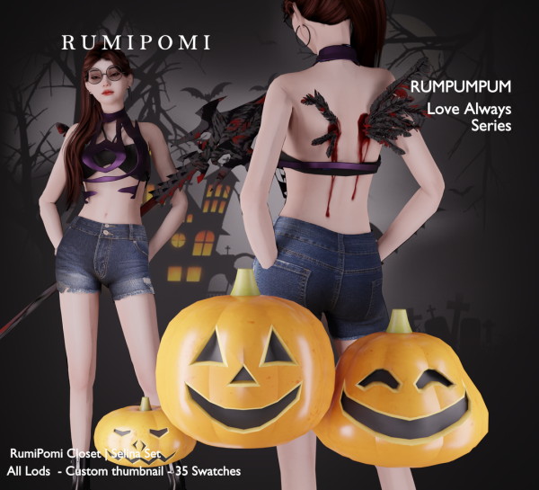 Alpha Rumpumpum_Selina by rumi_pomi - The Sims 4 Custom Content