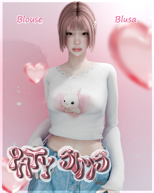 Mix Blusa Fofa by patysims - The Sims 4 Custom Content