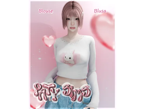 Mix Blusa Fofa - The Sims 4 Custom Content