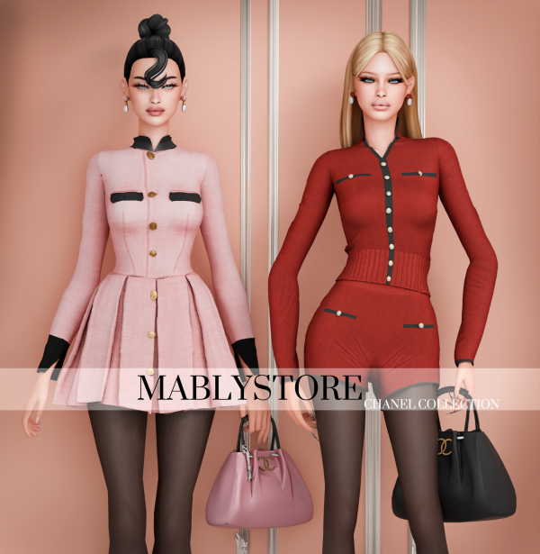 Alpha CHANEL COLLECTION 2025 by simsfinds - The Sims 4 Custom Content
