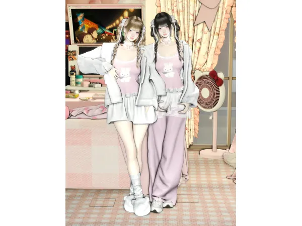 Maxis Match Soulmate_202510_Cute outfit set - The Sims 4 Custom Content