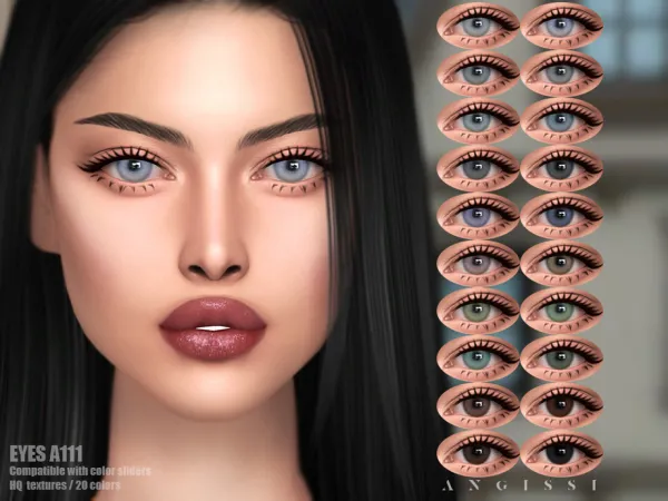 Alpha EYES A111 by ANGISSI - The Sims 4 Custom Content