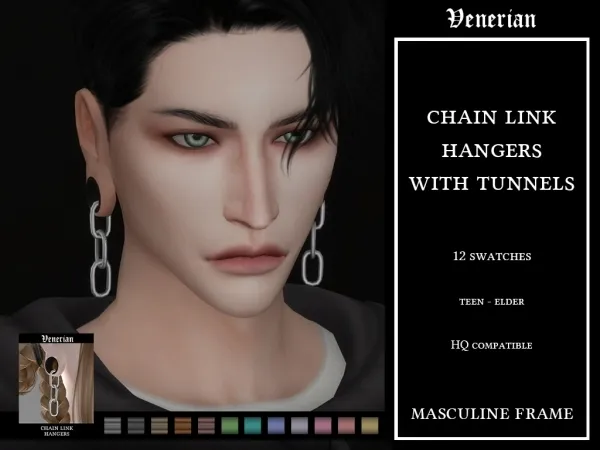 Mix Chain Link Hangers with Tunnels by Venerian - The Sims 4 Custom Content