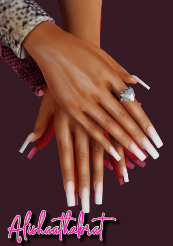 Alpha French Tip by simsfinds - The Sims 4 Custom Content