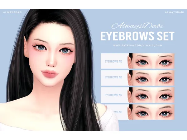 [AlwaysDabi] Eyebrows set