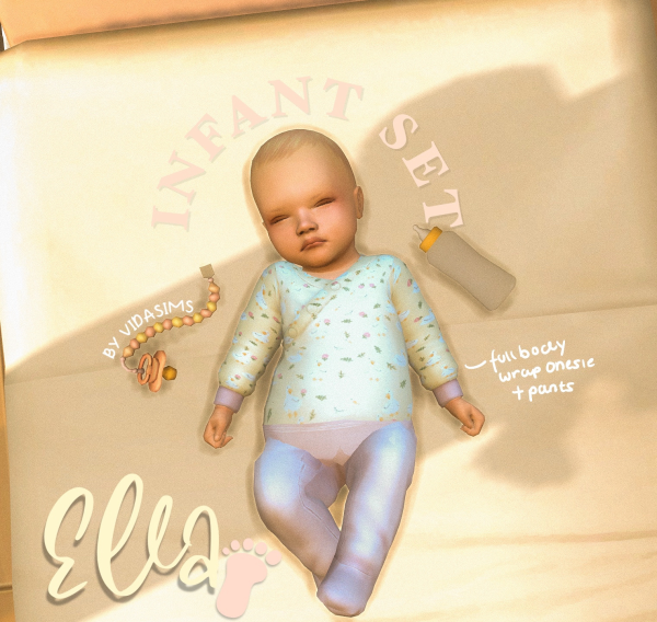 Maxis Match ELLA SET infants by simsfinds - The Sims 4 Custom Content