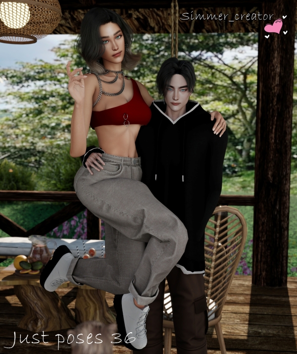 Mix Just poses 36 by simmer_creator - The Sims 4 Custom Content