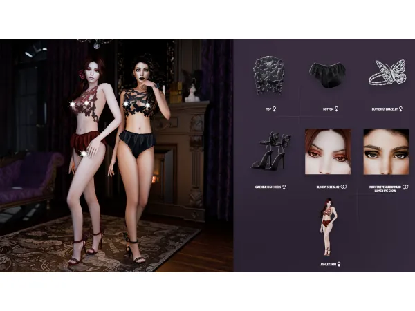 Alpha Creepy Sleepy 2 Lookbook by modcollective - The Sims 4 Custom Content