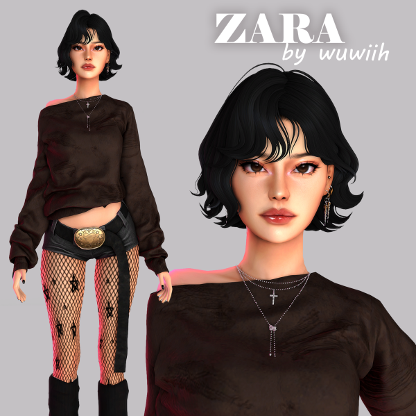 Maxis Match Zara by simsfinds - The Sims 4 Custom Content