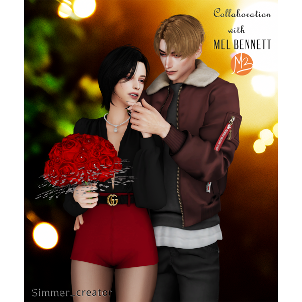 Mix LA Love Story (COLLABORATION WITH MEL BENNETT) by simmer_creator - The Sims 4 Custom Content