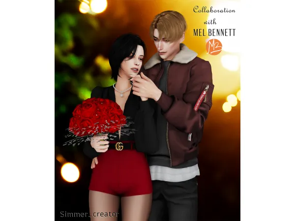 Mix LA Love Story (COLLABORATION WITH MEL BENNETT) - The Sims 4 Custom Content