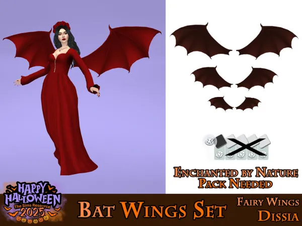 Bat Wings Set by Dissia