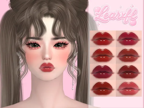 Alpha [Learxfl] Adriene Lipstick by thesimsresource - The Sims 4 Custom Content