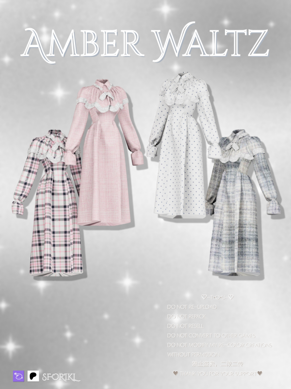 Alpha SforiklAmber Waltz by simsfinds - The Sims 4 Custom Content