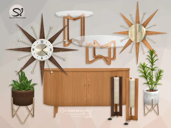 Alpha Timeless Treasures Addons - The Sims 4 Custom Content