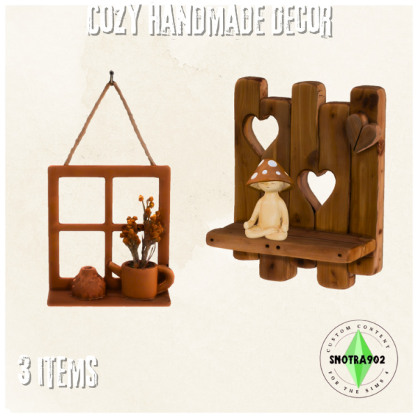 Maxis Match Cozy Handmade Decor by simsfinds - The Sims 4 Custom Content