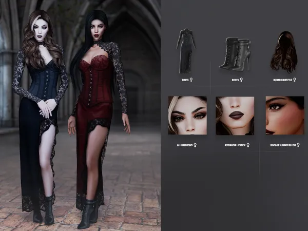 Alpha Bella Lookbook by modcollective - The Sims 4 Custom Content