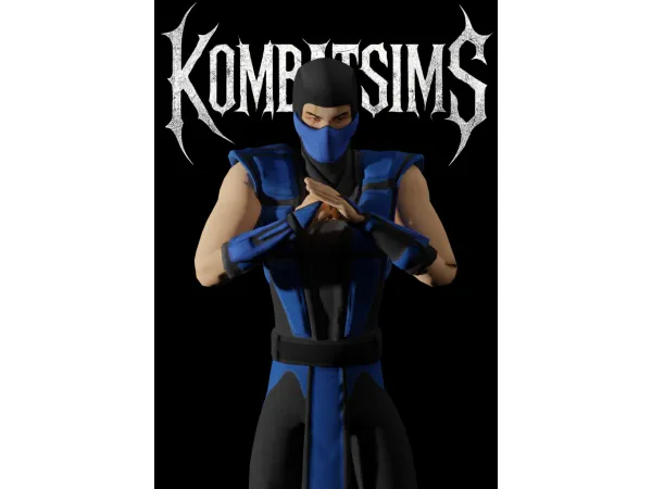 Mix UMK3 SUB ZERO by kombatsims - The Sims 4 custom content