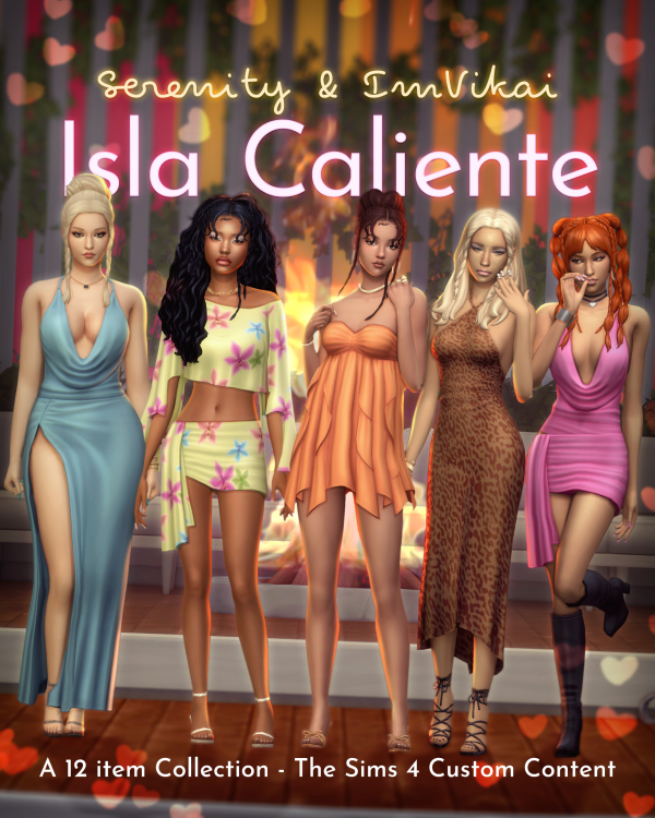 Maxis Match Isla Caliente Collection by simsfinds - The Sims 4 Custom Content