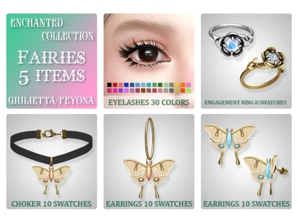 Alpha Enchanted Collection Fairies - The Sims 4 Custom Content