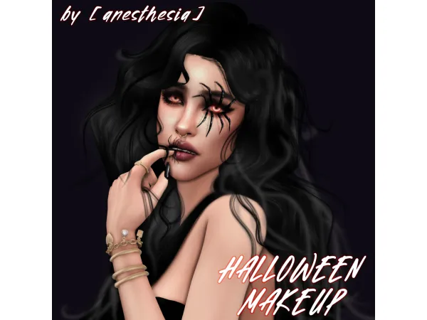 Mix [anesthesia] Halloween Makeup - The Sims 4 Custom Content