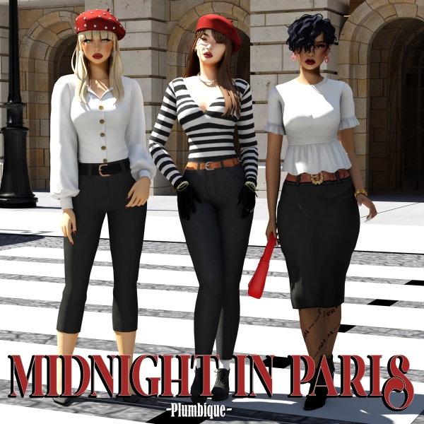 Maxis Match Midnight in Paris - The Sims 4 Custom Content