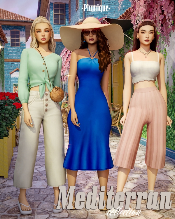 Maxis Match 41781441920527 Mediterran Collection - The Sims 4 Custom Content