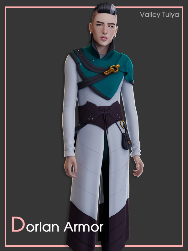 Maxis Match Dorian Armor by simsfinds - The Sims 4 Custom Content
