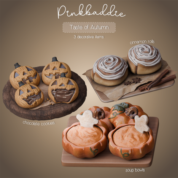 Mix Taste Of Autumn by pinkbaddie - The Sims 4 Custom Content