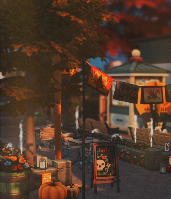 Maxis Match Shop and park NOCC by simsfinds - The Sims 4 Custom Content