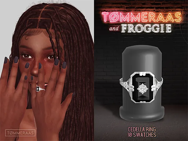 Tu00d8MMERAAS x Froggie | Cedella Ring for Feminine Frame