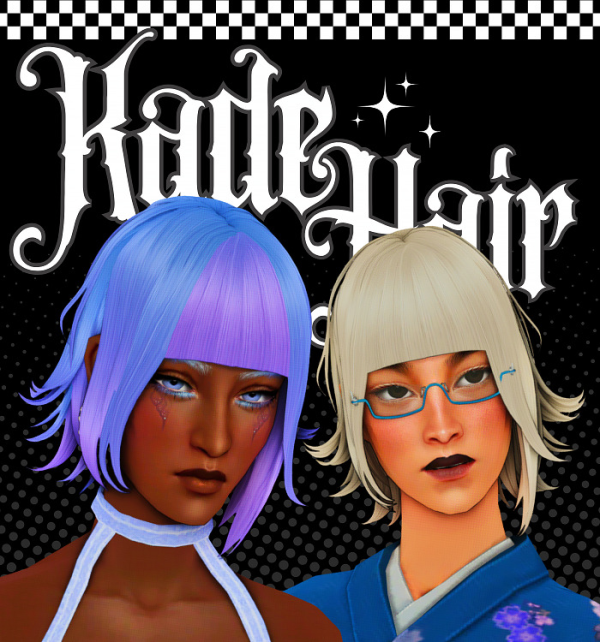 wotunciba kade hair v1 4t2 conversion by simsfinds - The Sims 2 custom content