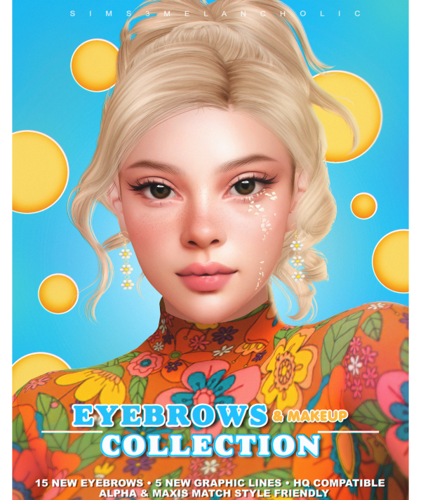 Alpha 𝗘𝗬𝗘𝗕𝗥𝗢𝗪𝗦 𝗺𝗮𝗸𝗲𝘂𝗽 𝗖𝗢𝗟𝗟𝗘𝗖𝗧𝗜𝗢𝗡 by simsfinds - The Sims 4 Custom Content