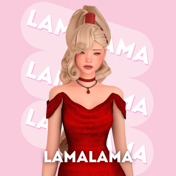 Maxis Match Hair Diaspro v1 by simsfinds - The Sims 4 Custom Content