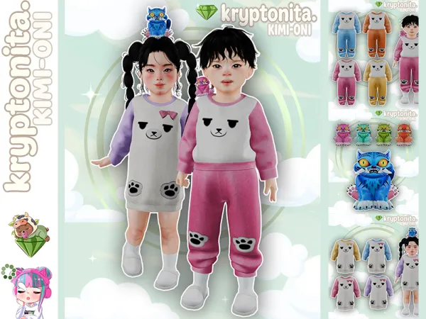 Maxis Match Huntrix Toddler by kryptonita - The Sims 4 Custom Content