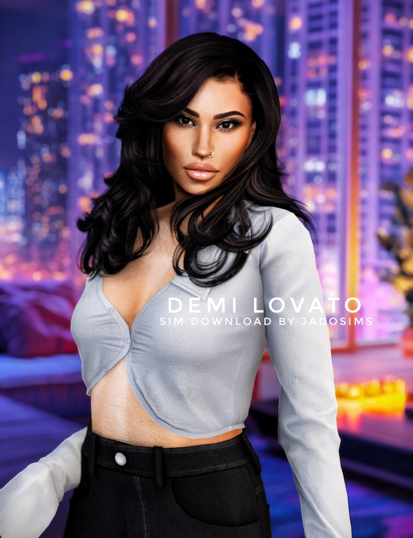 Alpha Demi Lovato (Sim Download) by shopwithflynnn - The Sims 4 Custom Content