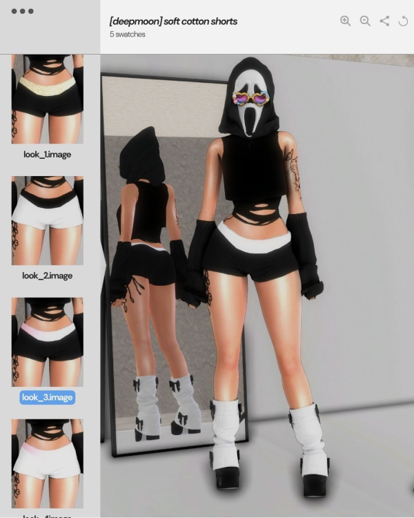 Mix soft cotton shorts 𝘣𝘺 𝘥𝘦𝘦𝘱𝘮𝘰𝘰𝘯 by simsfinds - The Sims 4 Custom Content