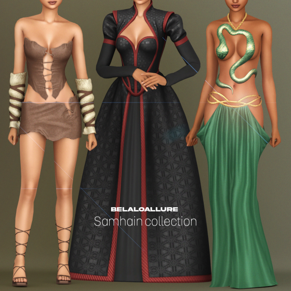 Alpha Belaloallure_Samhain collection by simsfinds - The Sims 4 Custom Content
