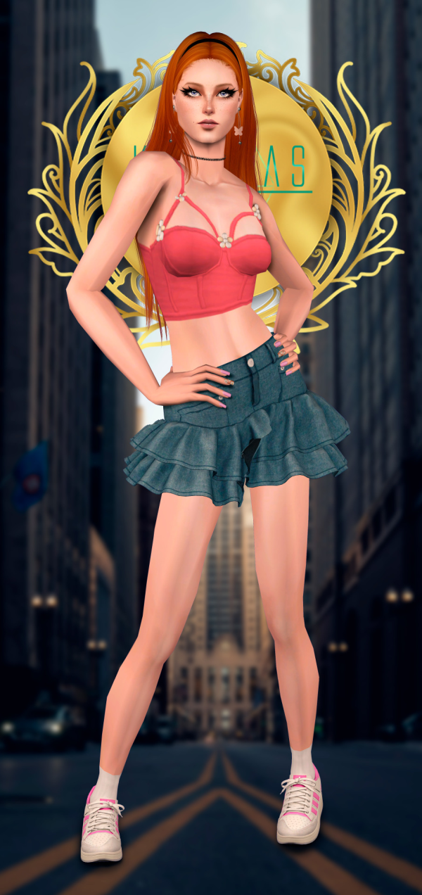 Kurimas 4t2 Baby Doll Sim Bloom Dress by simsfinds - The Sims 2 Custom Content