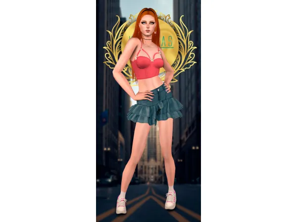 Kurimas 4t2 Baby Doll Sim Bloom Dress - The Sims 2 Custom Content