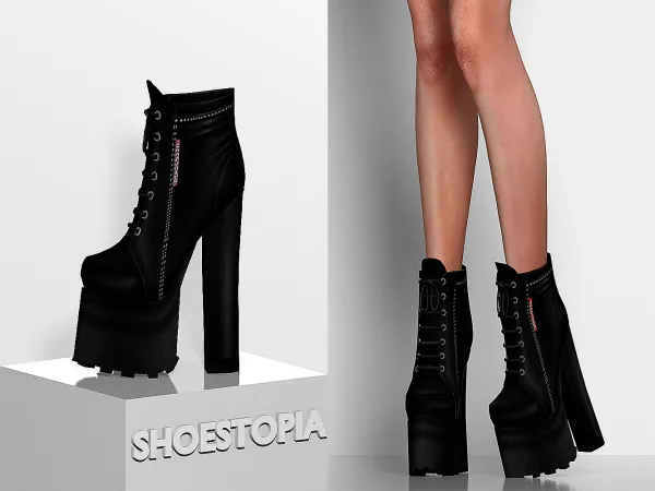 Alpha BEG FOR IT BOOTS by shoestopia - The Sims 4 Custom Content