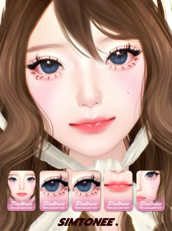 Maxis Match Simtonee Dollheart Set by simsfinds - The Sims 4 Custom Content