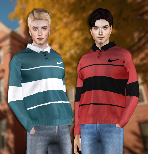 4t2 Whimp1337 Garment Charming Nike Top by simsfinds - The Sims 2 Custom Content