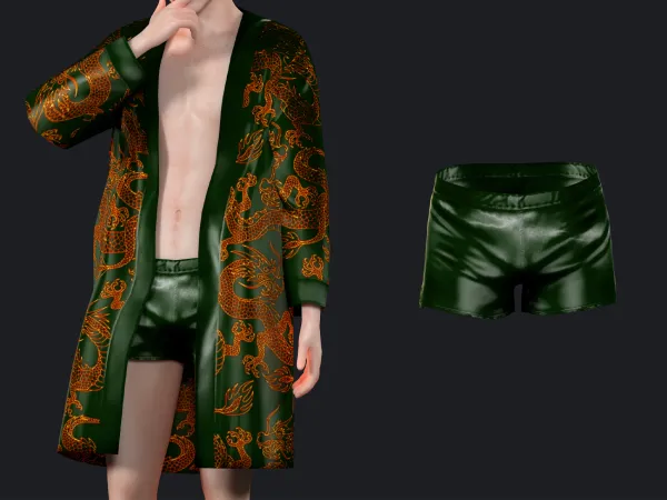 Alpha Creepy Sleepy underwear by modcollective - The Sims 4 Custom Content