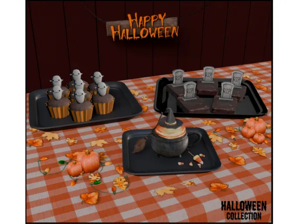 Mix Halloween Collection 02 by balmanboutique - The Sims 4 Custom Content