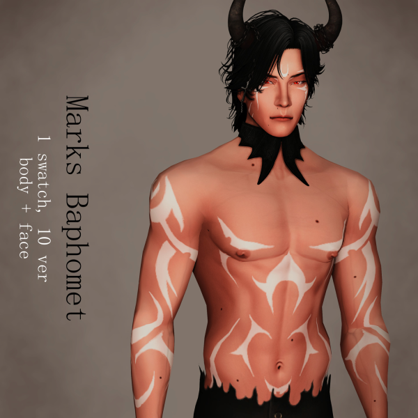Mix Marks Baphomet by simsfinds - The Sims 4 Custom Content