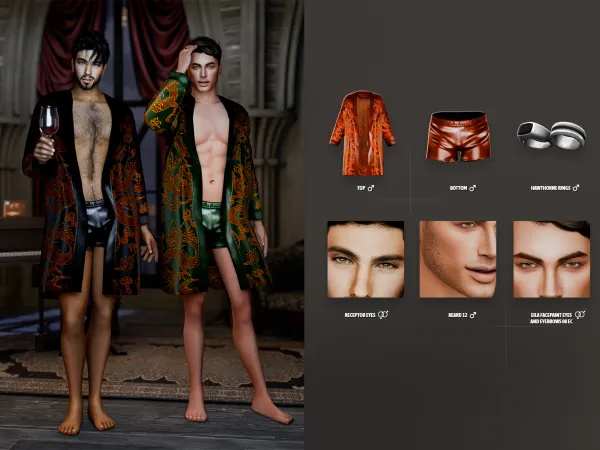 Alpha Creepy Sleepy Lookbook by modcollective - The Sims 4 Custom Content