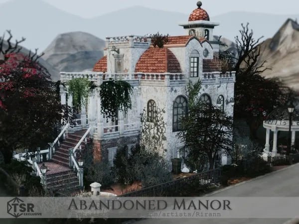 Alpha Abandoned Manor - The Sims 4 Custom Content
