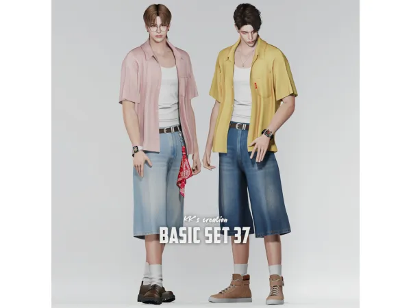 Alpha [KK] basic set 37 by KK_creations - The Sims 4 Custom Content