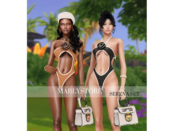 Alpha SERENA SET by Mably - The Sims 4 custom content